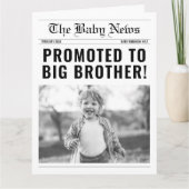 新聞大おもしろい兄さん妊娠発表 カード (正面)