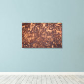 新聞岩石岩絵文字 キャンバスプリント (インサイチュ (ウッドフロア))