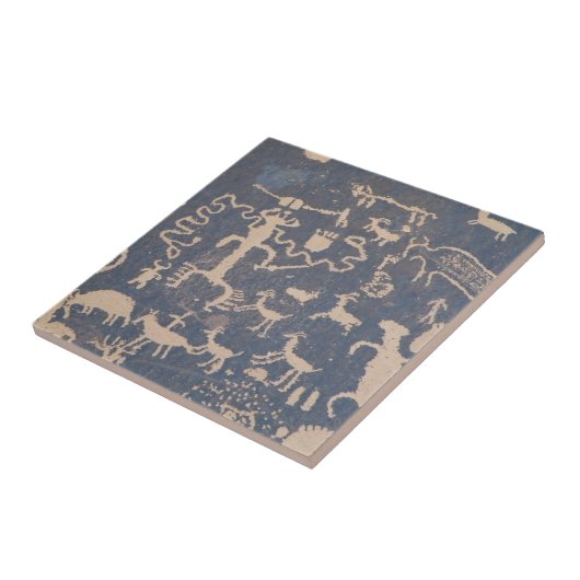 新聞岩石岩絵文字 タイル (側面)