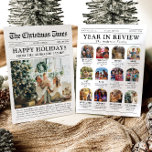 新聞年のレビュー家族の写真クリスマス シーズンカード<br><div class="desc">Arch Our Year in Review Cardテンプレートは、家族や友達と祝、過去年のハイライト、思い出、マイルストーンを共有するための完璧な方法である。このユニークとおもしろいのクリスマスの休日カードは、「レビューの年スタイリッシュ」の新聞形式で設計され、あなたの家族の写真のコレクションお気に入りのを備えている。フロントページは大きな家族ポートレートを中心に映し出し、サイドコラムは休暇や誕生日、忘れられない瞬間などの鍵イベントをキャプチャし、ミニニュースなどのウィットなキャプションを表示しま感じす。レイアウトは、クラシックの新聞美学をツイストモダンと融合し、時間のないエレガントタイポグラフィとフェスティバルの休日の挨拶を組み込む。このクリエイティブデザインは、あなたの個人的な旅をよくはしゃぐ大切な記念品に変え、愛する人々に何年も大切に思わ来せる。</div>
