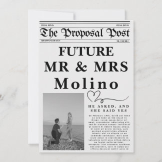 新聞掲載 結婚発表 テンプレート 招待状