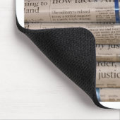 新聞時事の芸術の積み重ね マウスパッド (コーナー)