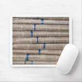 新聞時事の芸術の積み重ね マウスパッド (マウス)