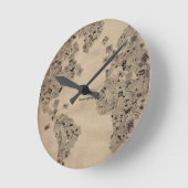 新聞時計 ラウンド壁時計 (傾斜)