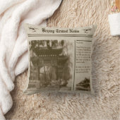 新聞枕 クッション (ブランケット)