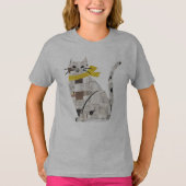 新聞猫 Tシャツ (正面)