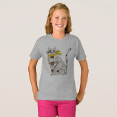 新聞猫 Tシャツ (正面フル)