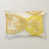 新聞用紙のモダンの抽象的な絵画 アクセントクッション (正面)