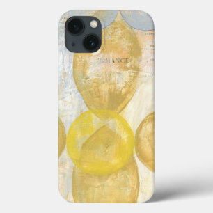 新聞用紙のモダンの抽象的な絵画 iPhone 13ケース