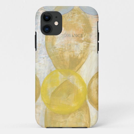 新聞用紙のモダンの抽象的な絵画 Case-Mate iPhoneケース (裏面)