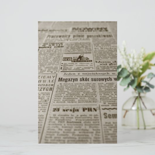 新聞用紙 便箋 (スタンド正面)