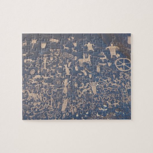 新聞石の郵便はがき ジグソーパズル (横)