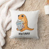 新聞社おもしろいニュープン クッション (ブランケット)