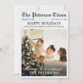 新聞社クリスマスニュースレターWhat a Year Photos シーズンカード (正面)