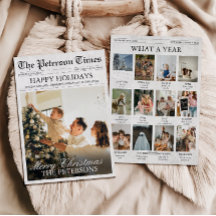 新聞社クリスマスニュースレターWhat a Year Photos