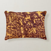 新聞社ロックアメリカンインディアンユタ アクセントクッション (正面)