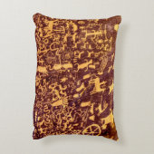 新聞社ロックアメリカンインディアンユタ アクセントクッション (裏面(縦))