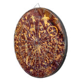 新聞社ロックアメリカンインディアンユタ ダーツボード (正面右)