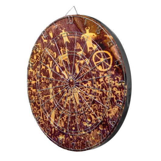 新聞社ロックアメリカンインディアンユタ ダーツボード (正面右)