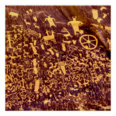 新聞社ロックアメリカンインディアンユタ ポスター (正面)