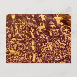 新聞社ロックアメリカンインディアンユタ ポストカード