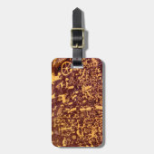 新聞社ロックアメリカンインディアンユタ ラゲッジタグ (正面縦)