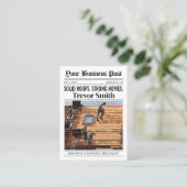 新聞社名刺屋根板葺サービス コーリングカード (スタンド正面)