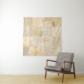 新聞紙グランジの新聞短新聞のパターンをバック タペストリー (インサイチュ)