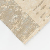 新聞紙グランジの新聞短新聞のパターンをバック フリースブランケット (角)