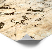 新聞紙グランジの新聞短新聞のパターンをバック ポスター (角)