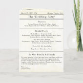 新聞結婚の 招待状 (裏面)