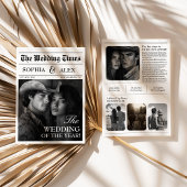 新聞結婚式招待状ウェスタン女性のカーボーイ 招待状