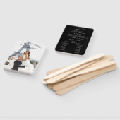 新聞結婚式 プログラムファン、ファンプログラムテンプレート ハンドファン (組立なし)