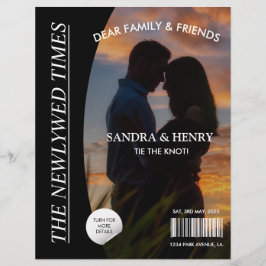 新聞結婚式 プログラム写真雑誌おもしろいファクト チラシ