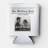 新聞結婚表番号PHOTOモダン 缶クーラー (正面)
