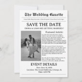 新聞結婚Save The Date セーブザデート (正面)