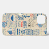 新聞航海のの柄 Case-Mate iPhoneケース (裏面 (横))