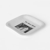 新聞記事の結婚披露宴 ペーパープレート (傾斜あり)