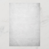 新聞記事の結婚披露宴 メニュー (裏面)