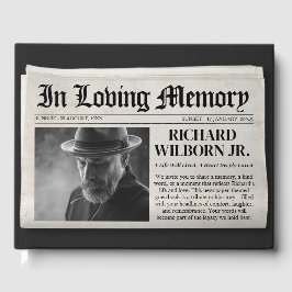 新聞記念招待本葬儀客書 ゲストブック