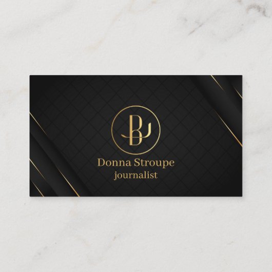 新聞記者および新聞名刺 名刺 (裏面)