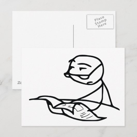 新聞記者 ポストカード (正面/裏面)