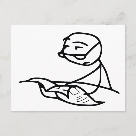 新聞記者 ポストカード (正面)