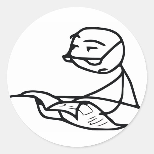 新聞記者 ラウンドシール (正面)