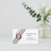 新聞記者 名刺 (スタンド正面)