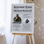 新聞退職軍隊獣獣泡ポスター ポスター