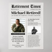 新聞退職軍隊獣獣泡ポスター ポスター (正面)