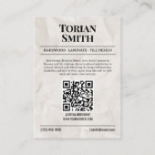 新聞連絡床タイル工事請負業者 コーリングカード (裏面)