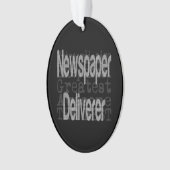 新聞配達の超常者 オーナメント (正面)