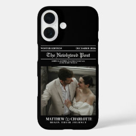新聞風メリー・アンド・マリード写真 iPhone 16ケース